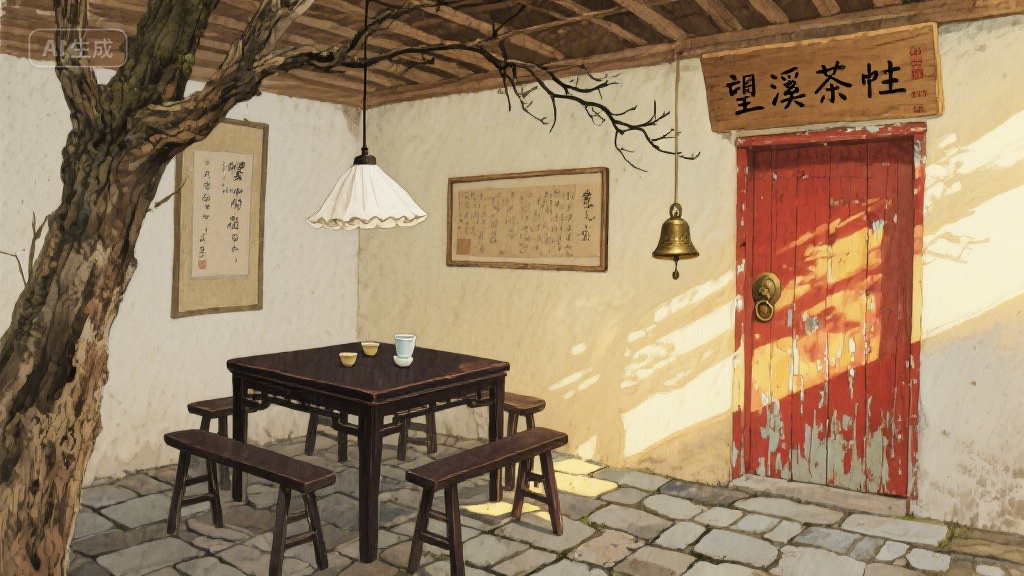老茶馆里的时光褶皱