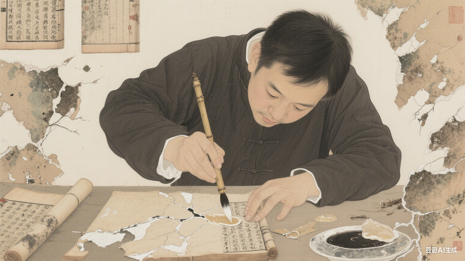 墨痕深处的坚守:古籍修复的当代使命