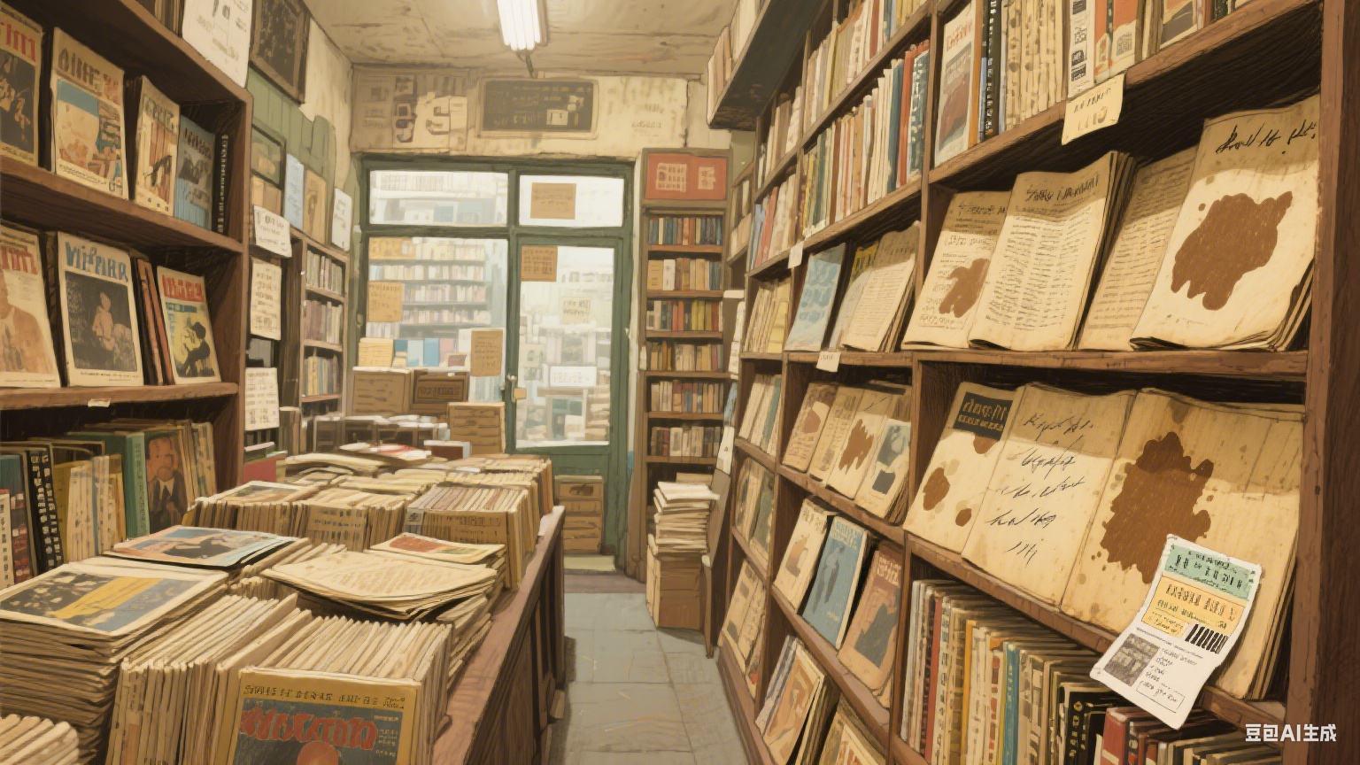 旧书店里的时光碎片
