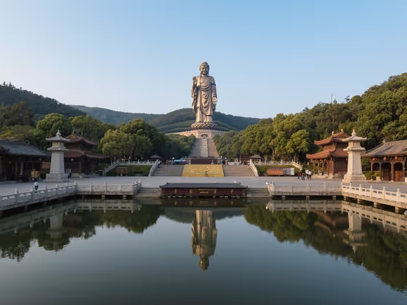 灵山大佛景区有热水吗