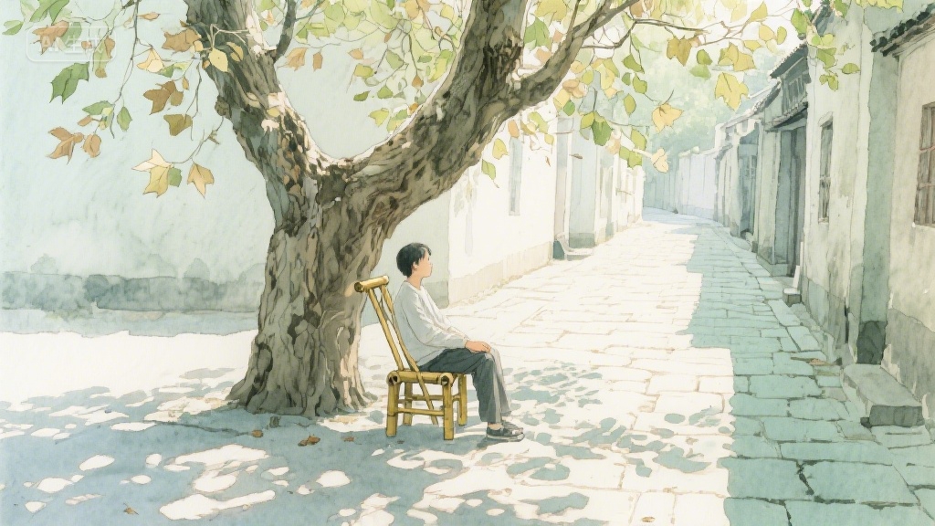 梧桐叶上的时光信笺