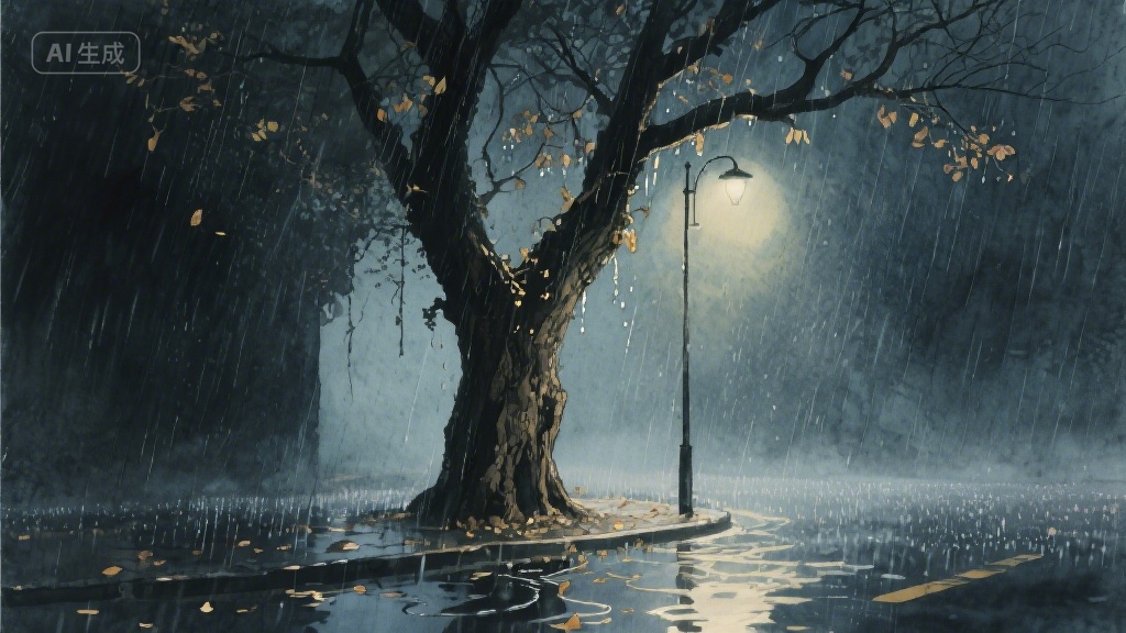 雨夜絮语：听一场时光的低吟