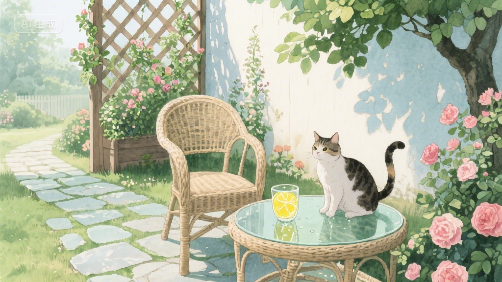 夏日午后的庭院时光