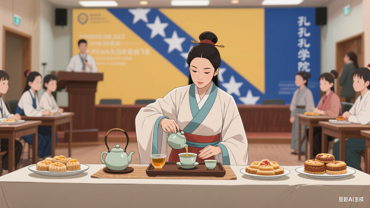 波黑塞尔维亚孔院联合办茶会 共叙丝路文化情缘