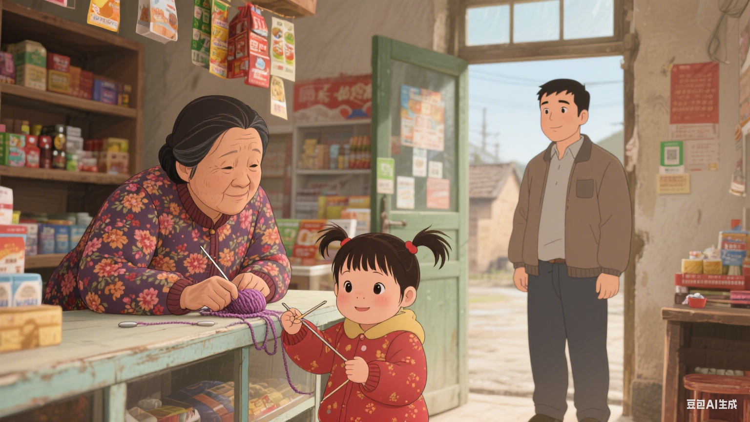 老槐树下的烟火气