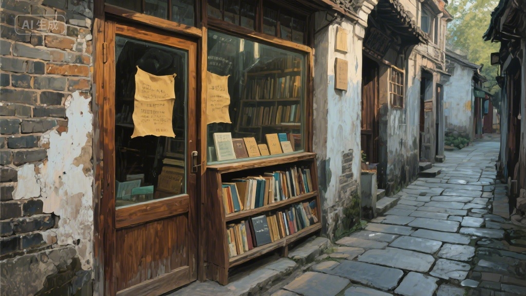 巷尾旧书店：时光褶皱里的墨香秘境