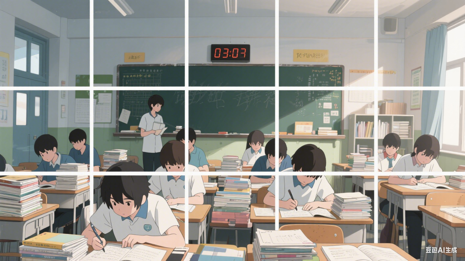 笔尖跃动时，青春正作答