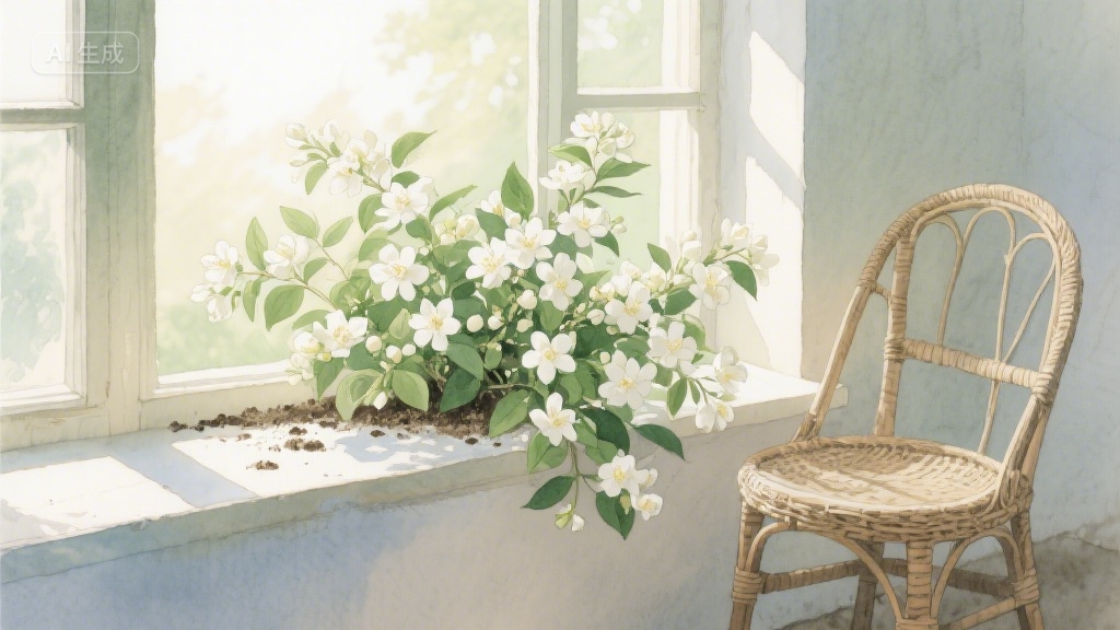 花影漫过时光的褶皱