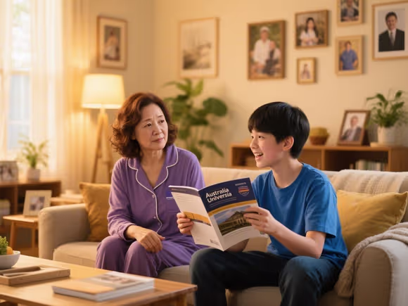 怎么让妈妈带我去澳洲留学