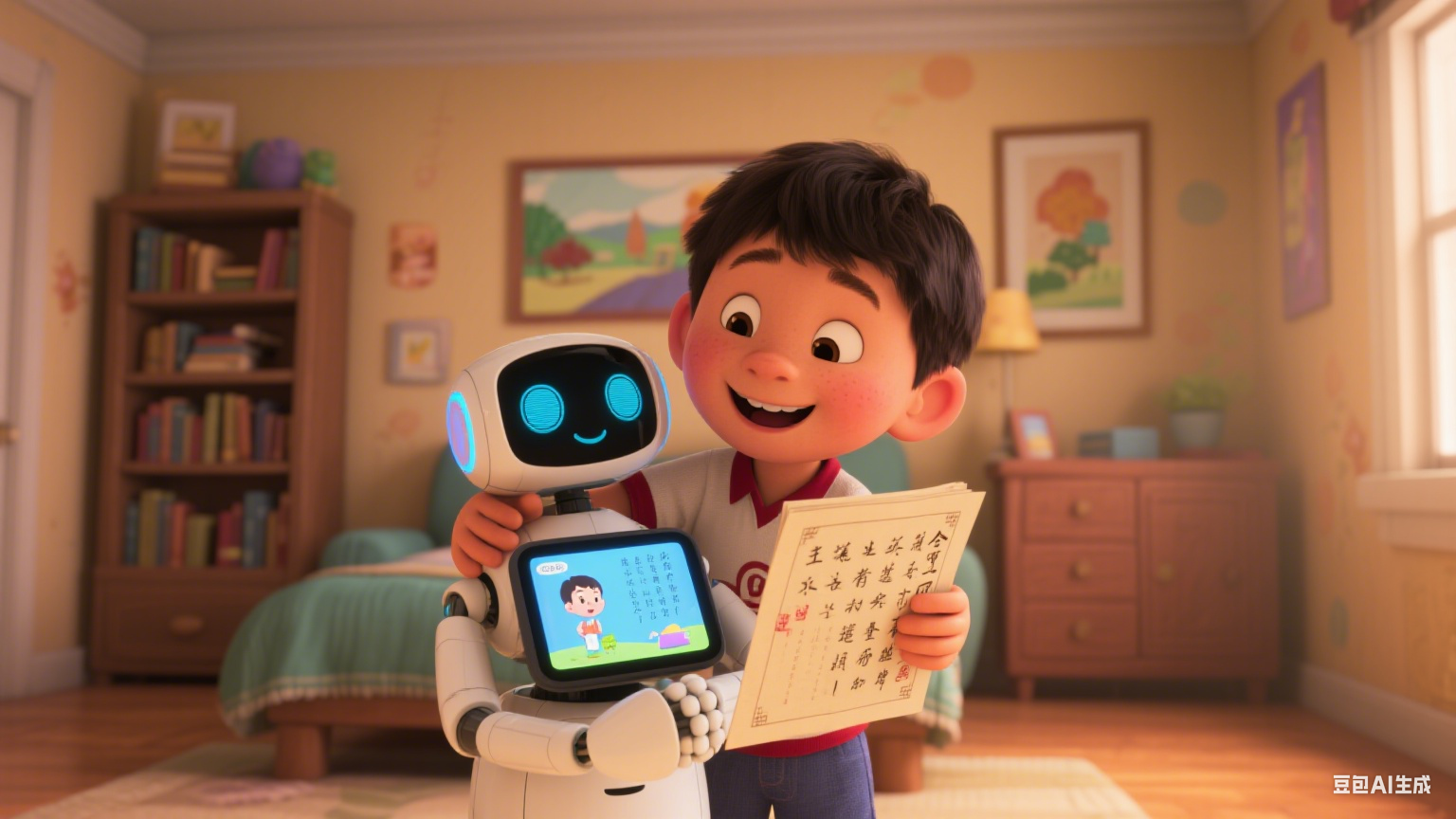 家里有台 “小老师”？教育机器人让娃学习变好玩儿啦