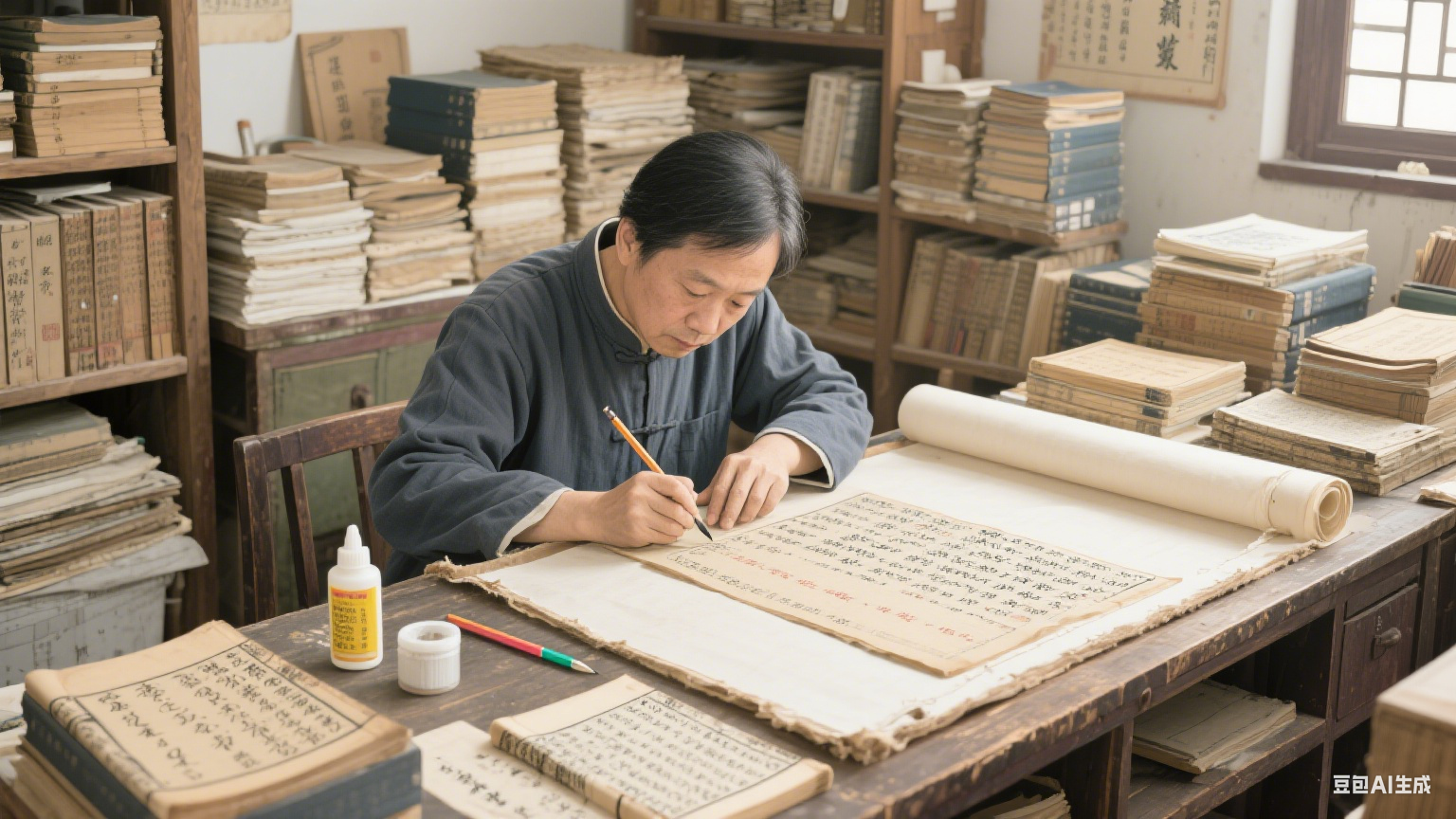 古籍修复师:在时光褶皱里守护文明薪火