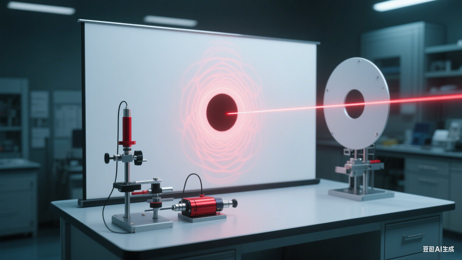 探寻光的奇妙舞步：圆孔衍射现象解析