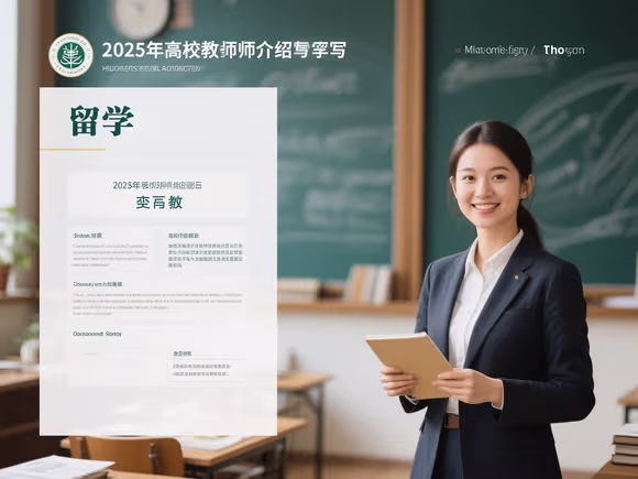 高校教师介绍留学怎么写