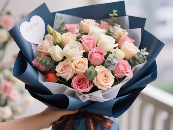 求婚花束送什么花