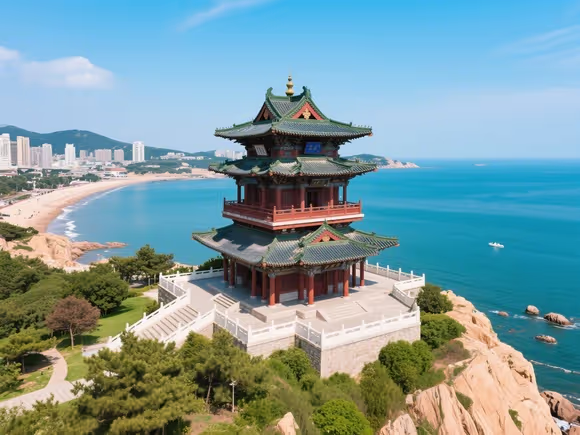 山东烟台有什么楼阁景点