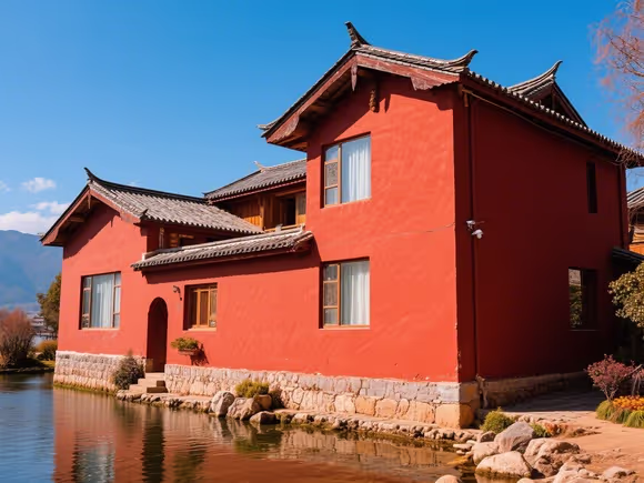 云南景点红色房子叫什么